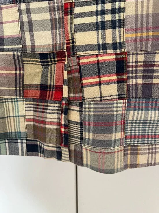 Ralph Lauren Rugby blazer patchwork vintage cotton lined size xs women - Picture 8 of 13